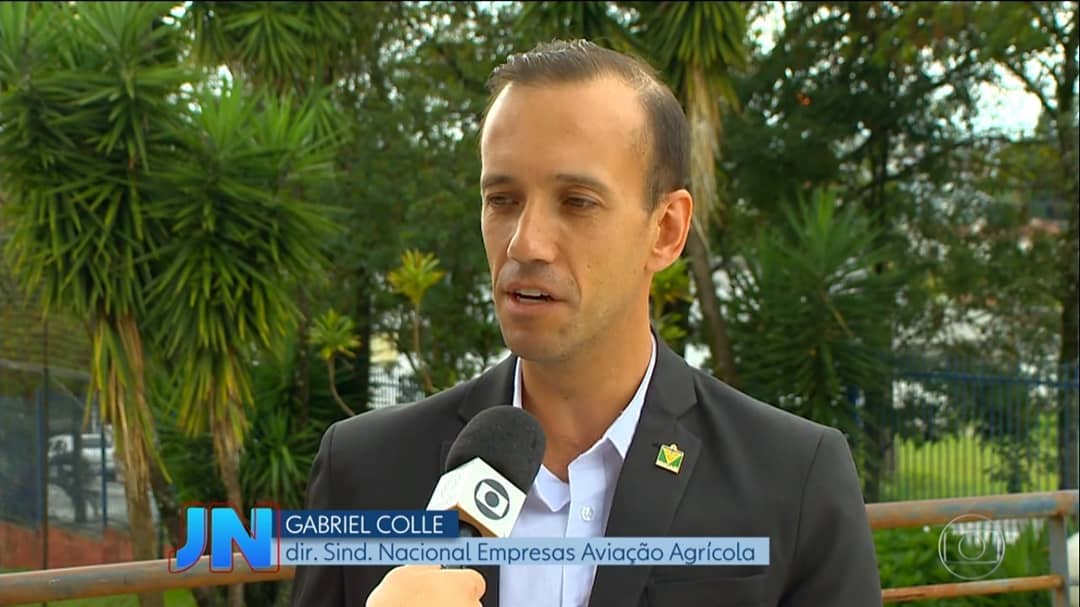 Gabriel Colle entrevistado pelo Jornal Nacional